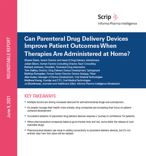 Informa - Can Parenteral Drug Delivery Devices Improve Patient Outcomes When Therapies Are Administered at Home
