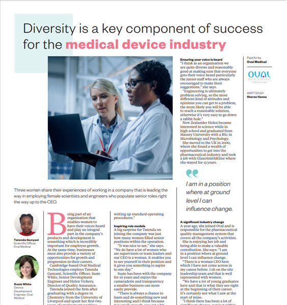 Diversity is a key